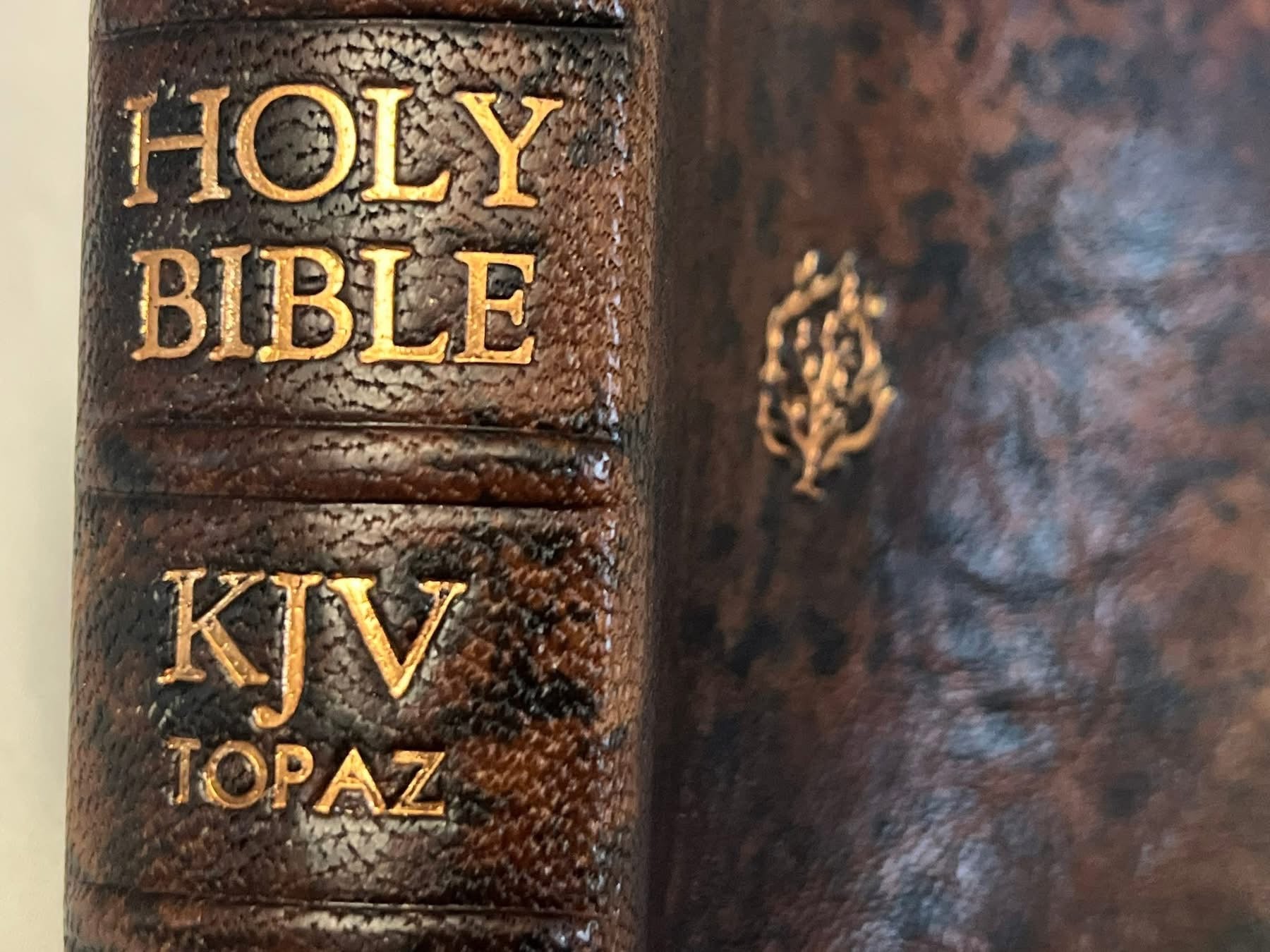 KJV Out of print Topaz Text Bible